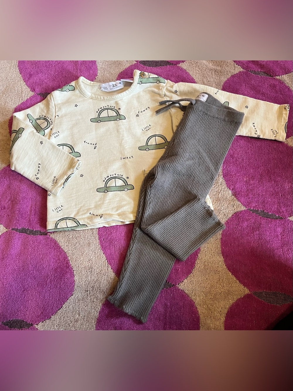 Zara Infant 2PC Car Adventure Outfit Set